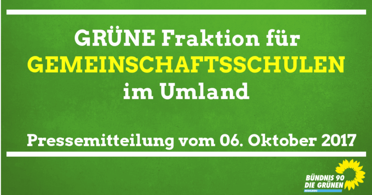 GRÜNE Fraktion befürwortet Gemeinschaftsschule in Leimen / St. Ilgen