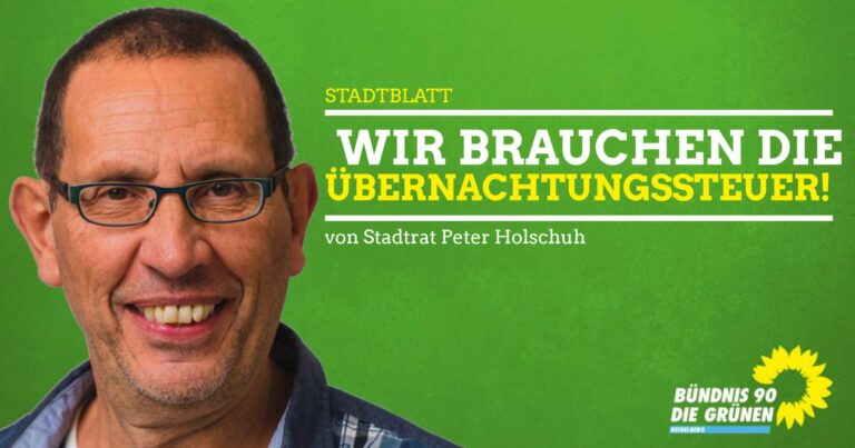 Wir brauchen die Übernachtungssteuer!