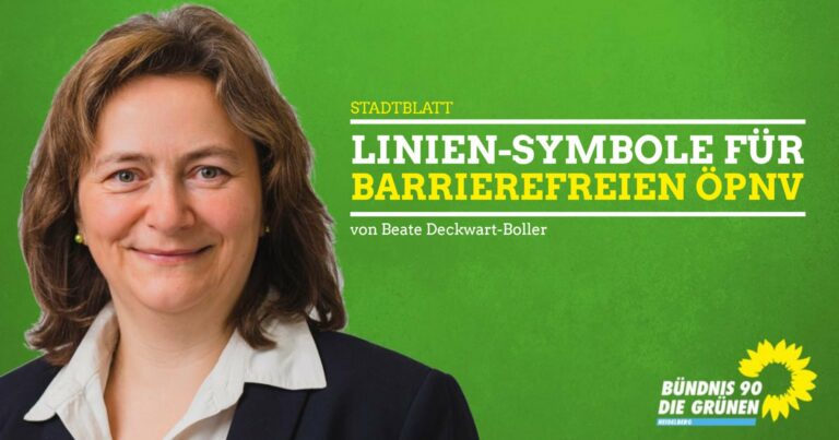Linien-Symbole für barrierefreien ÖPNV