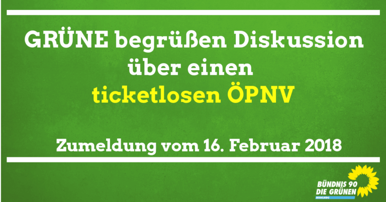 GRÜNE Gemeinderatsfraktion begrüßt Diskussion über ticketlosen ÖPNV und schlägt Heidelberg als Modellkommune vor