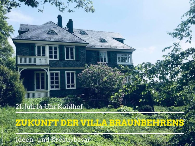 „1 Villa – 1000 Ideen“ – Aufruf zu Zwischennutzungsideen für die Villa Braunbehrens