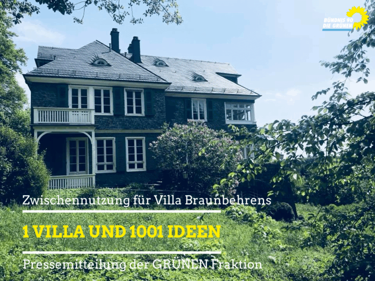 Ziwschennutzung für Villa Braunbehrens: 1 Villa und 1001 Ideen