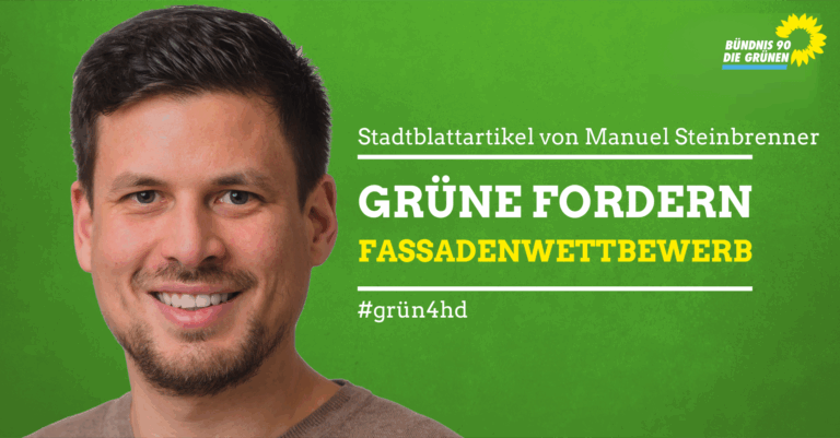 GRÜNE fordern Fassadenwettbewerb