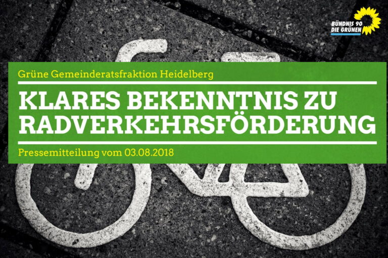 Radverkehr nimmt zu – GRÜNE bekräftigen Bekenntnis zu Radverkehrsförderung