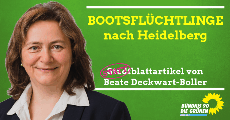 Bootsflüchtlinge nach Heidelberg