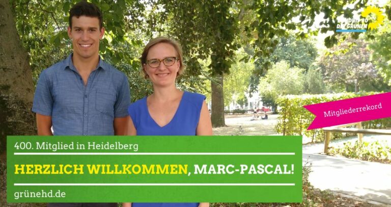 Heidelberger Grüne mit Mitgliederrekord