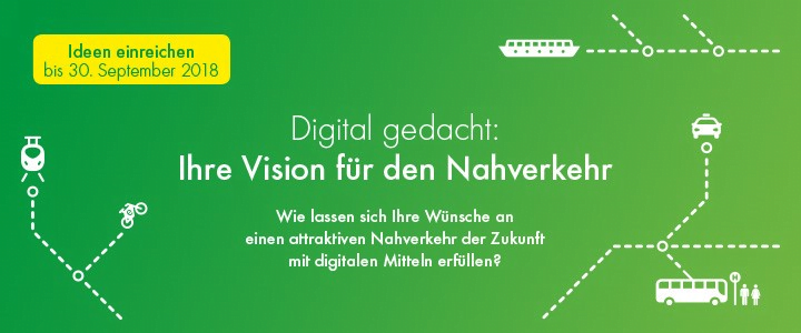 Ideenwettbewerb zum Nahverkehr der Zukunft
