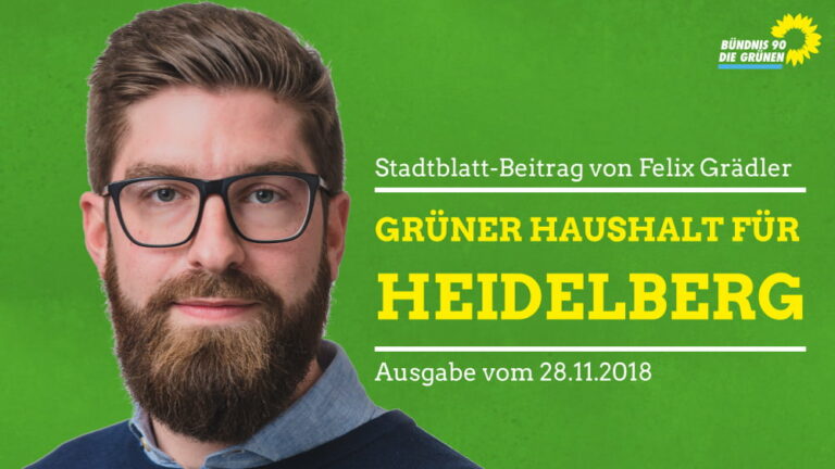 Grüner Haushalt für Heidelberg
