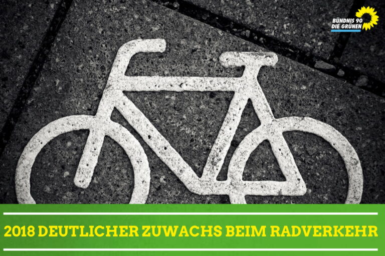 2018 deutlicher Zuwachs beim Radverkehr