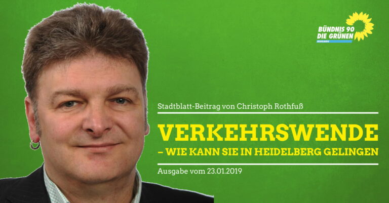 Verkehrswende – wie kann sie in Heidelberg gelingen