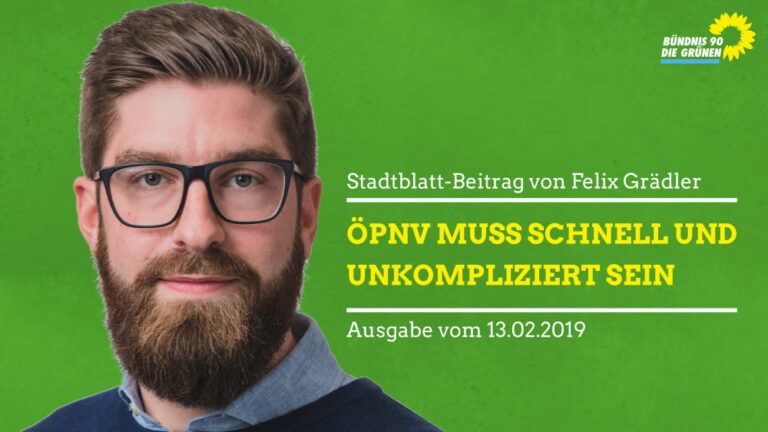 ÖPNV muss schnell und unkompliziert sein