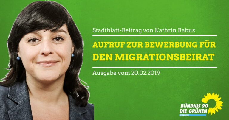 Bewerbung für den Migrationsbeirat bis 15.3.