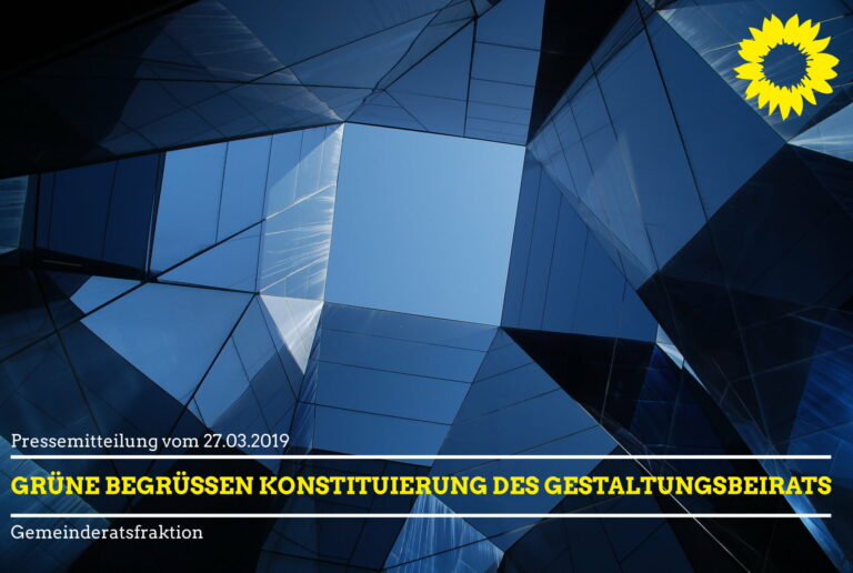 Grüne begrüßen Konstituierung des Gestaltungsbeirats