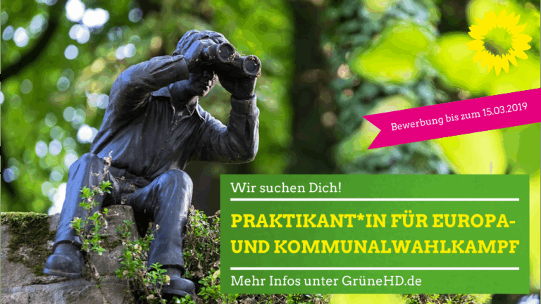 Gesucht: Praktikant*in für Europa- und Kommunalwahlkampf