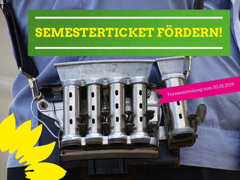 Grüne Fraktion beantragt kommunale Förderung des Semestertickets