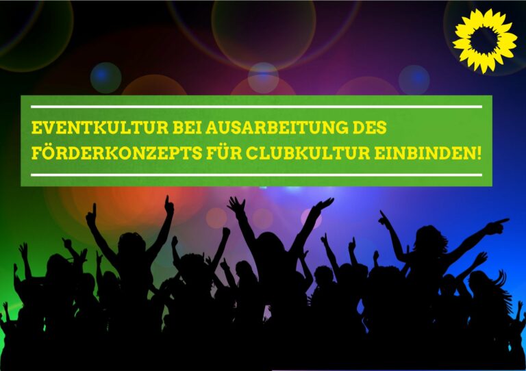 Grüne fordern Einbindung von EventKultur bei Förderkonzept
