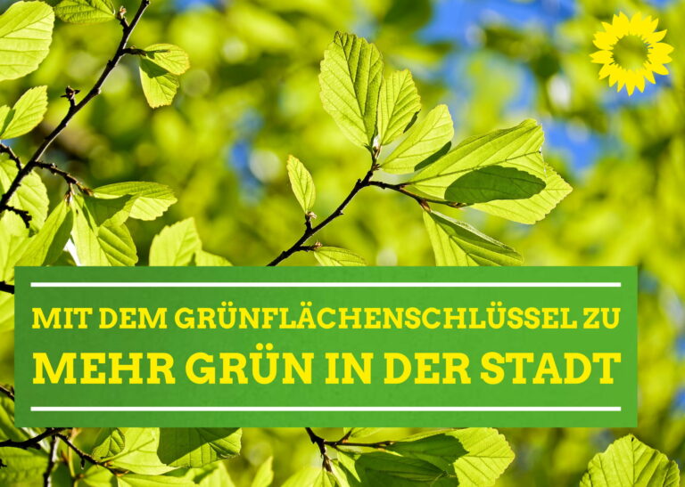 Grüne setzen sich für Grünflächenschlüssel ein