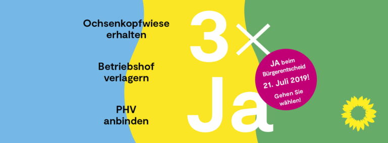 Bürgerentscheid Betriebshof: 3x JA für Heidelberg!