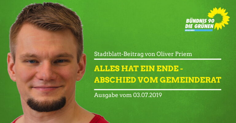 Alles hat ein Ende – Abschied vom Gemeinderat