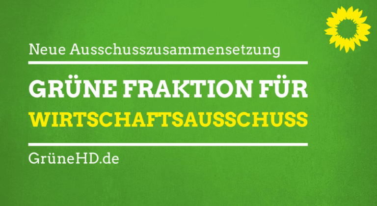 Grüne Fraktion wünscht sich neue Ausschusszusammensetzung