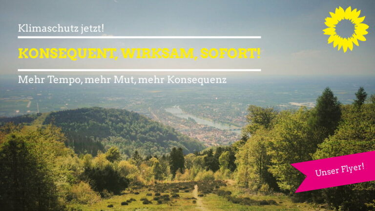 Flyer: „Klimaschutz jetzt!“