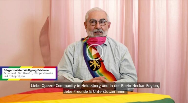 IDAHOBIT* 2020: Rede von Bürgermeister Erichson