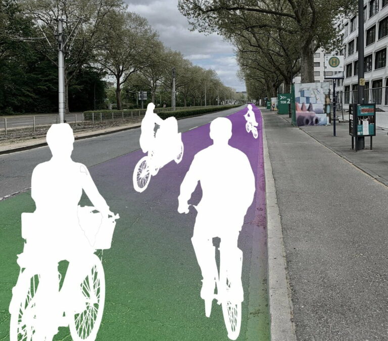Mehr Platz für Radfahrer*innen: Grüne-Fraktion bleibt hartnäckig