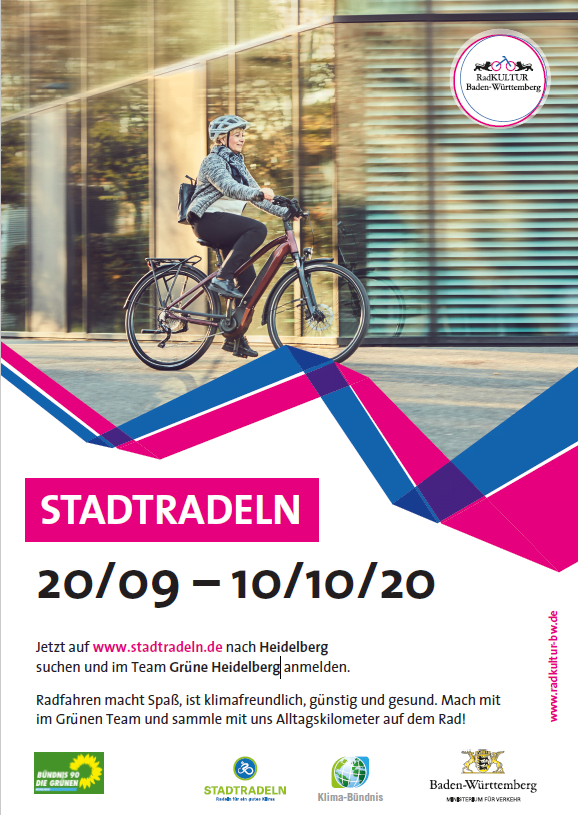 4. Platz für Grünes Team beim Stadtradeln