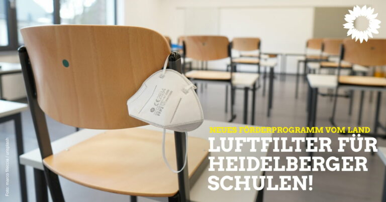 Luftfilter für Schulen: Heidelberg soll Förderprogramm des Landes nutzen