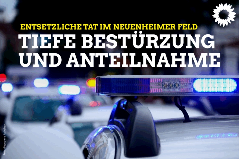 Tiefe Bestürzung und Anteilnahme