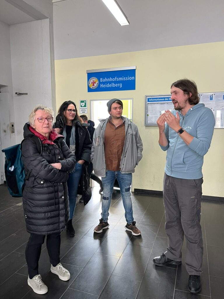 Besuch bei der Heidelberger Bahnhofsmission