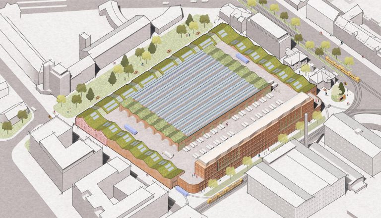 Neuer Betriebshof: Viel Grün und ein Park für Bergheim