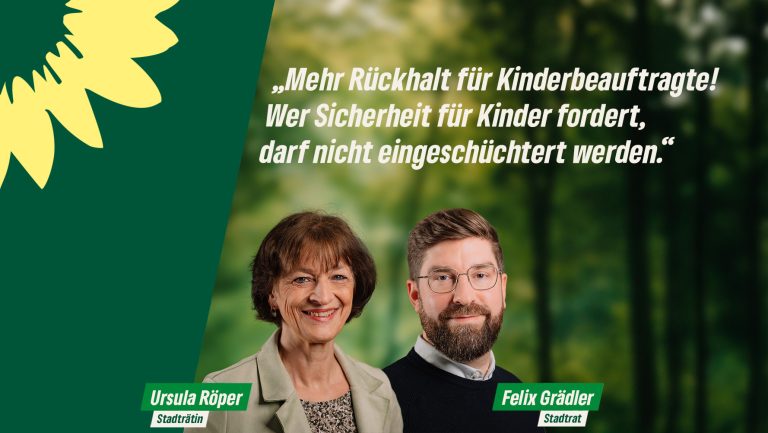 Grünen-Fraktion kritisiert mangelnden Rückhalt für Kinderbeauftragte