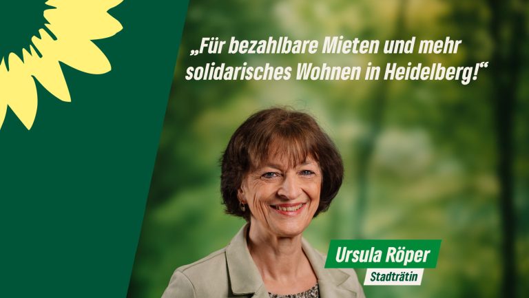 Wohnen in Heidelberg: für alle bezahlbar, sozial und ökologisch